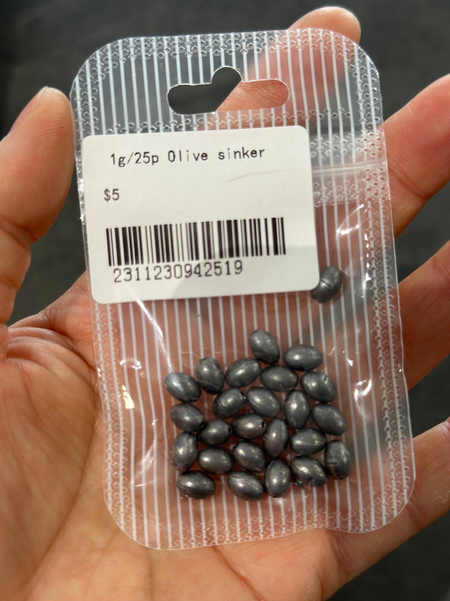 Olive Shape Weights Lead Sinkers