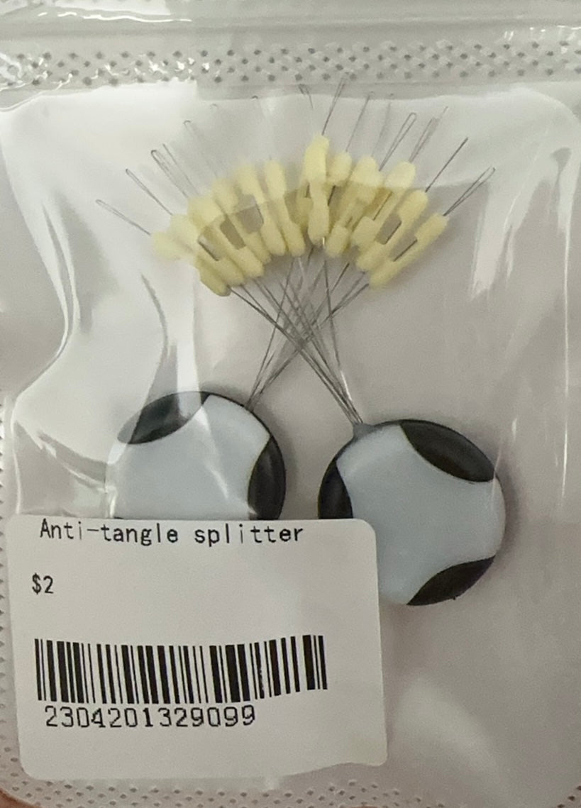 Anti-tangle splitter