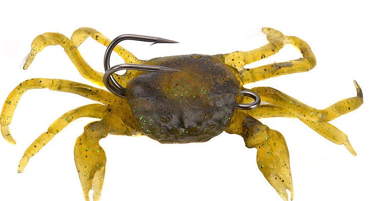 Lure-3D bionic crab with hook