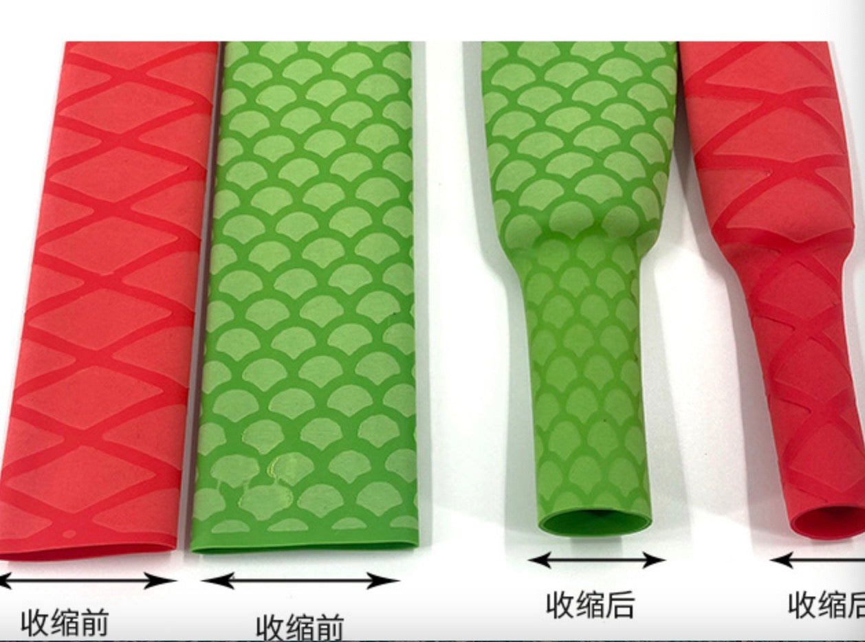 Heat shrinkable tube, fishing rod protective cover