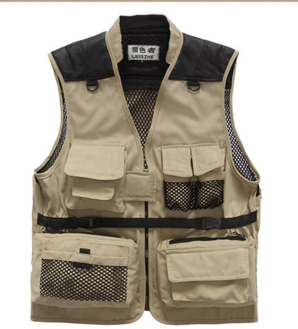 Outdoor Multi- Vest Travel Fly Fishing Photography