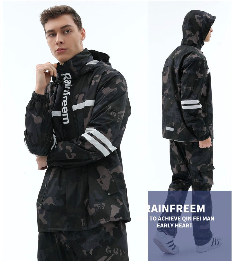 QFM-raincoat suit