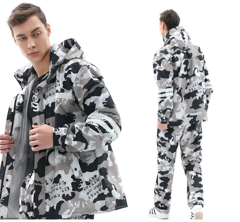 QFM-raincoat suit