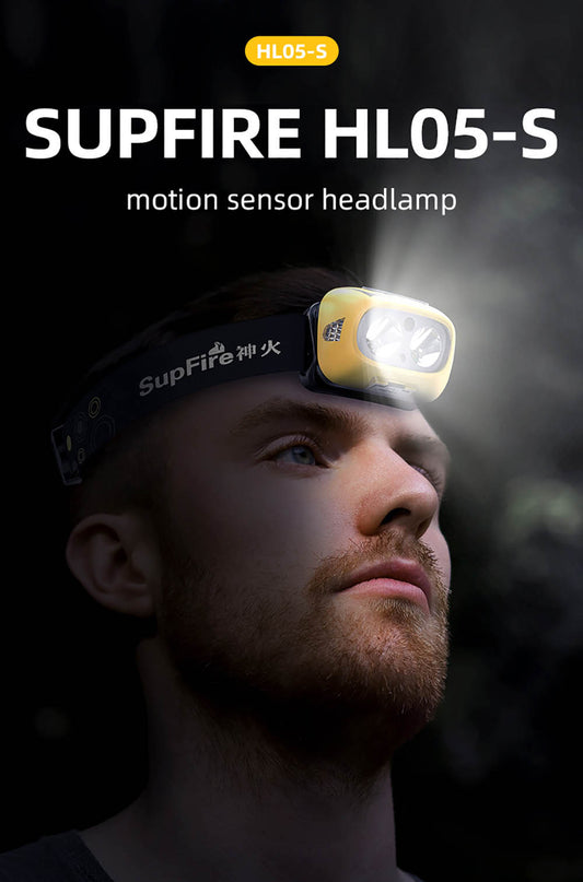 SUPERFIRE HL05-S Motion Sensor Headlamp