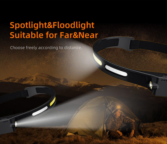 SUPERFIRE HL76 led COB headlamp