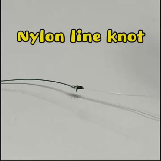 Nylon line knot