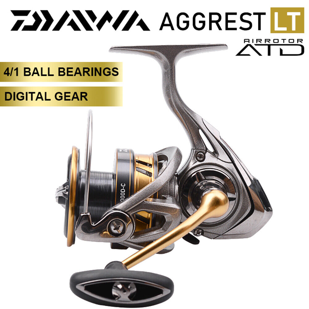 Daiwa Aggrest LT Spinning Fishing Reel 4+1BB Powerful High Speed Fishing Reel